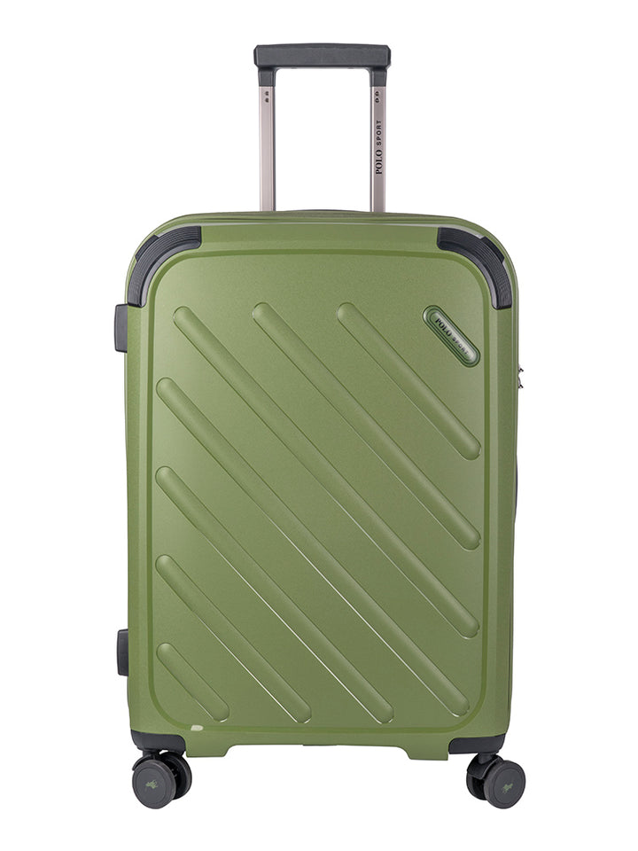 Sport Hard Shell Medium Trolley Case - Green