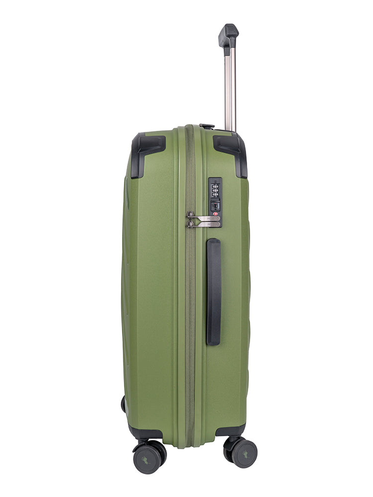 Sport Hard Shell Medium Trolley Case - Green