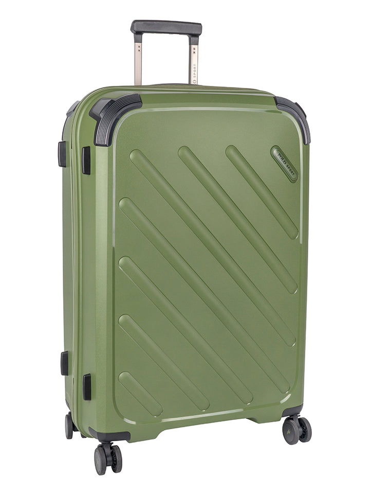 Sport Hard Shell Large Trolley Case - Green