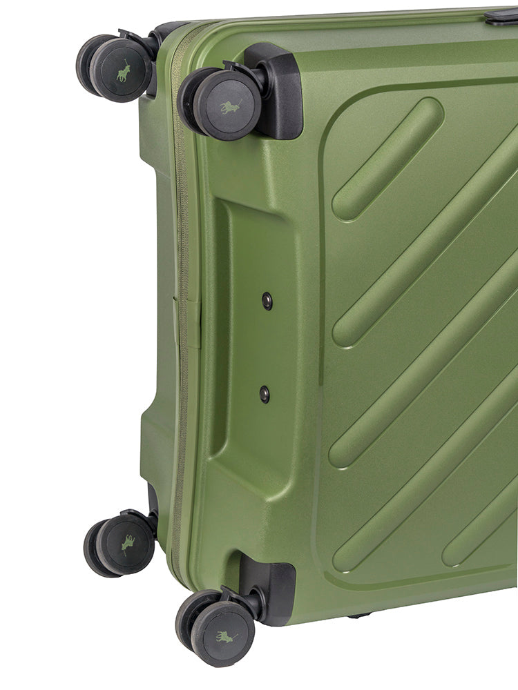 Sport Hard Shell Large Trolley Case - Green
