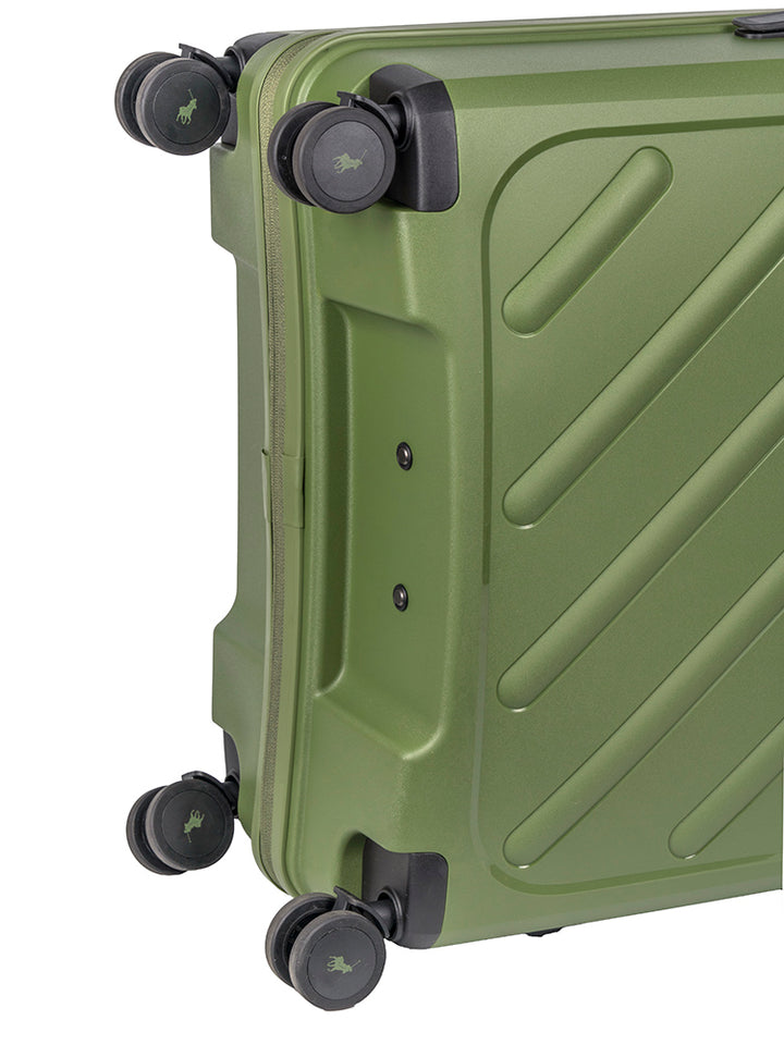 Sport Hard Shell Large Trolley Case - Green