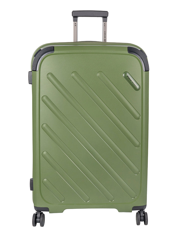 Sport Hard Shell Large Trolley Case - Green