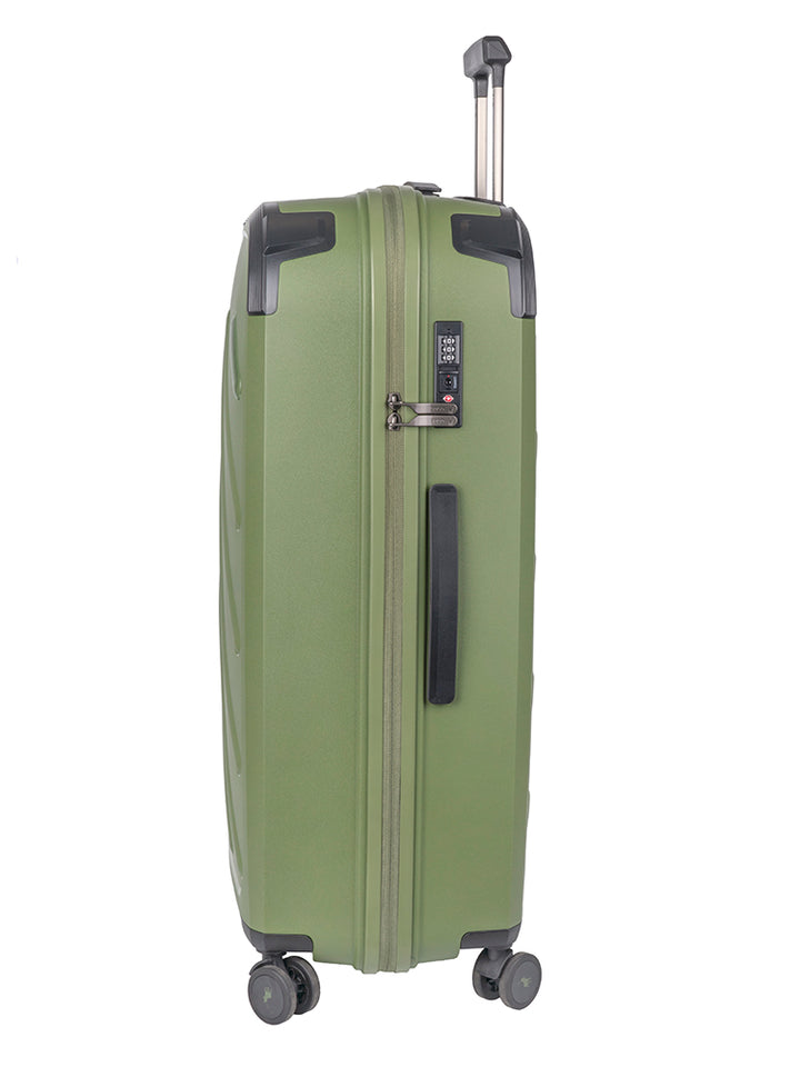 Sport Hard Shell Large Trolley Case - Green