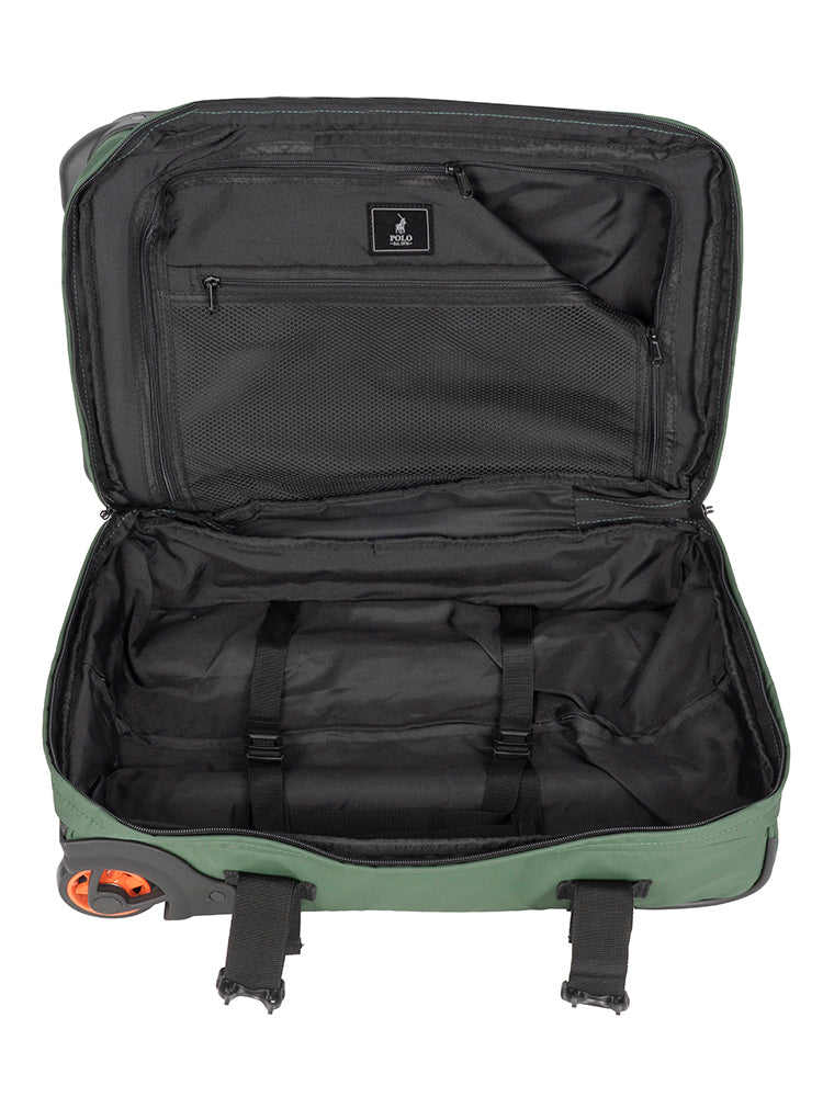 Sport Trolley Duffle-Carry On Bag - Green