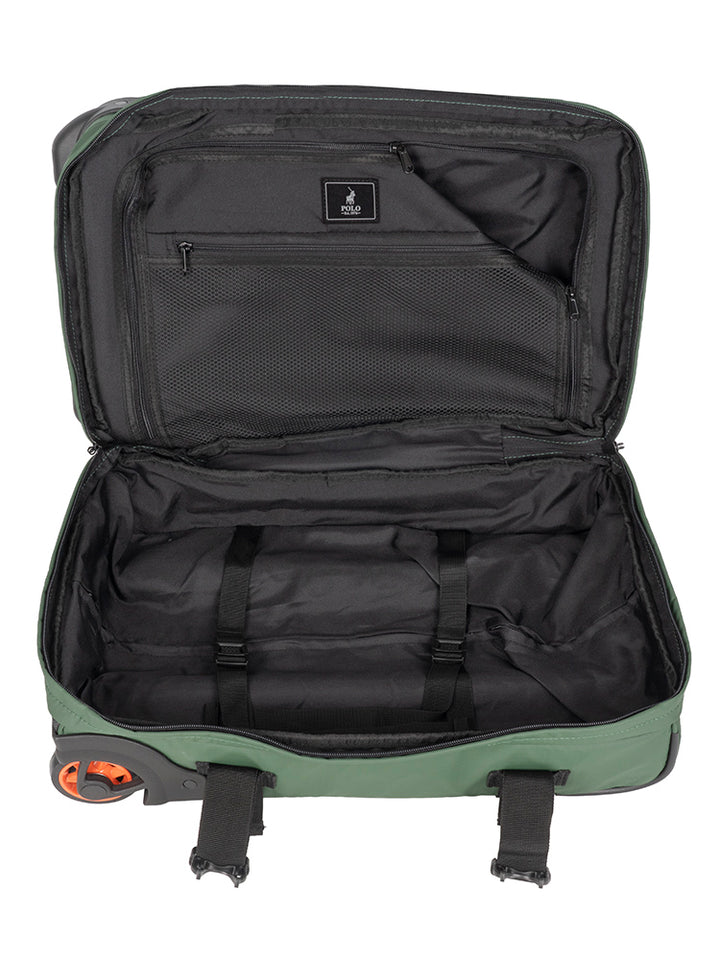 Sport Trolley Duffle-Carry On Bag - Green
