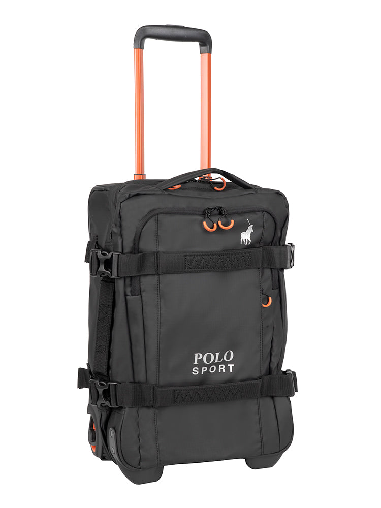 Sport Trolley Duffle-Carry On Bag - Black