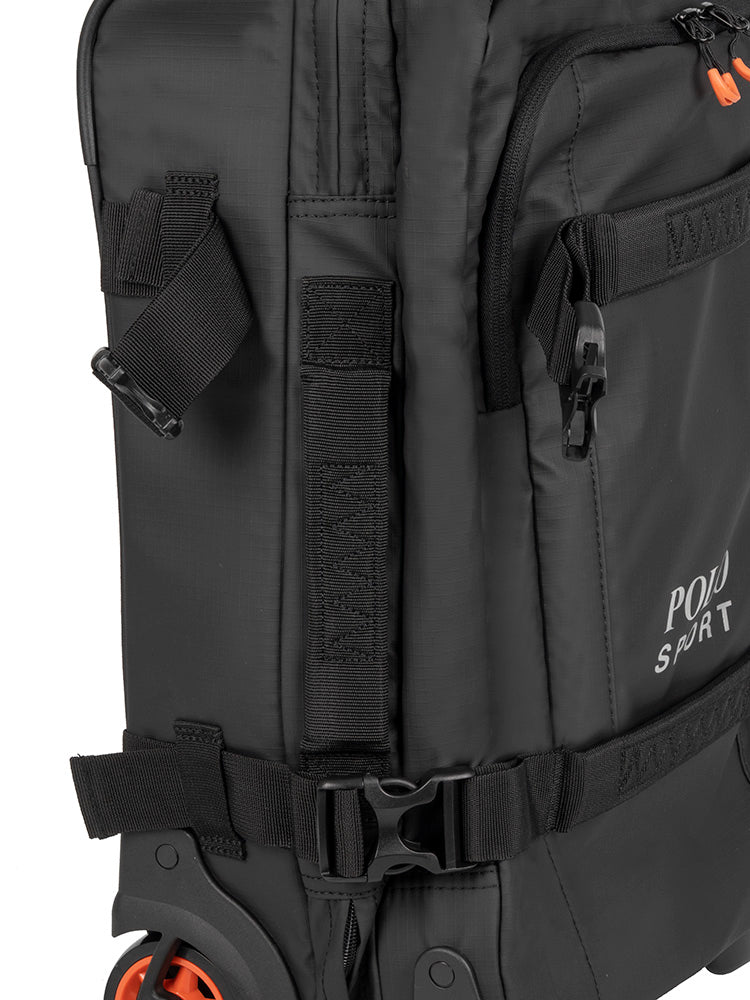 Sport Trolley Duffle-Carry On Bag - Black