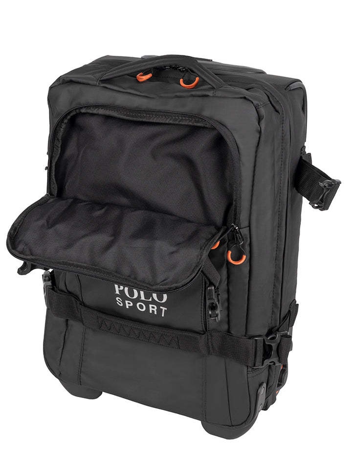 Sport Trolley Duffle-Carry On Bag - Black
