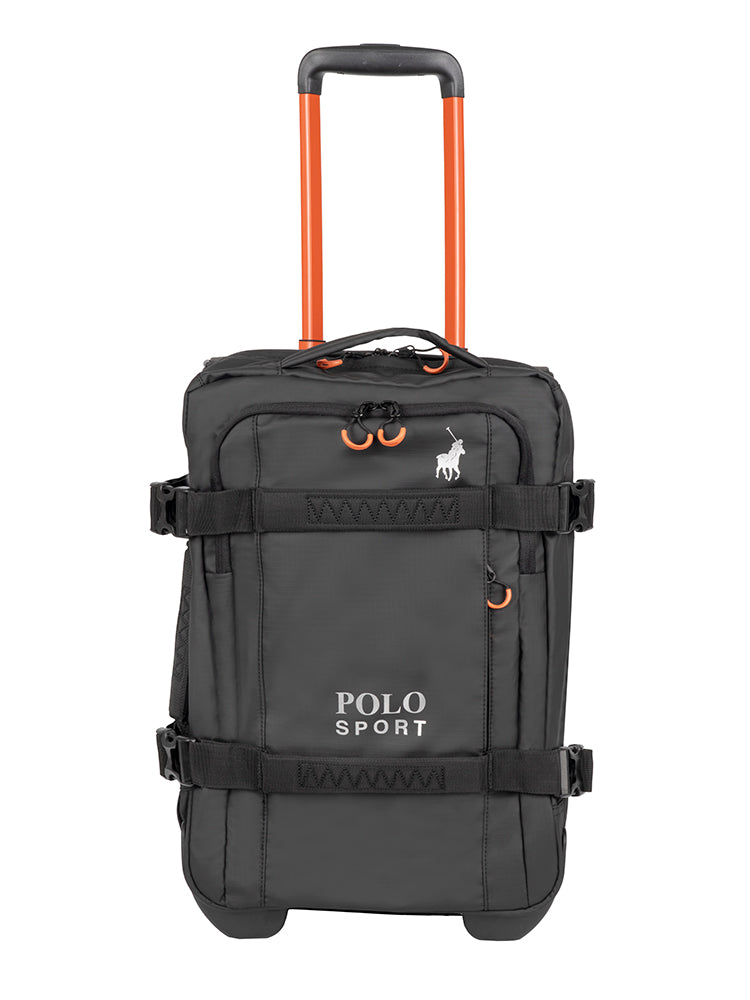 Sport Trolley Duffle-Carry On Bag - Black