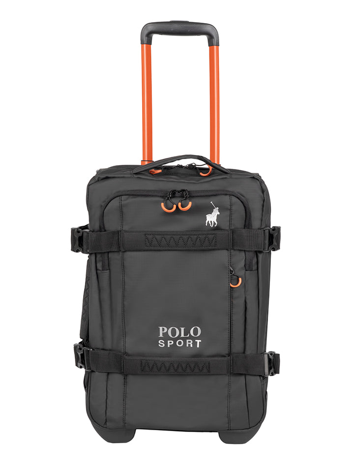 Sport Trolley Duffle-Carry On Bag - Black