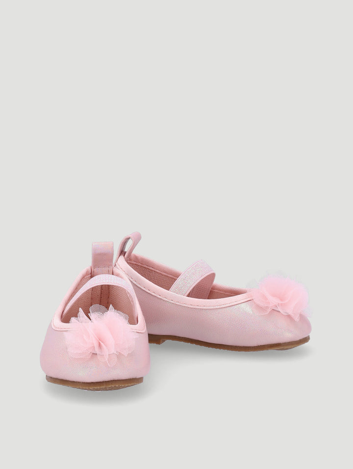 Baby Girls 3D Flower Pump - Pink
