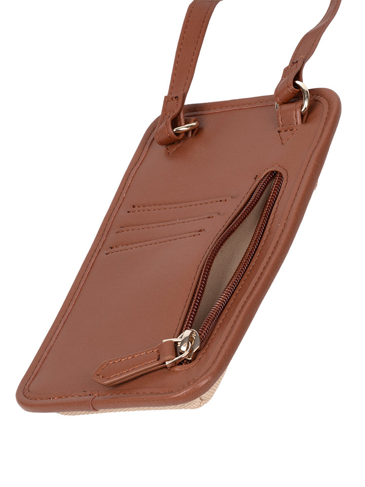 Sahara Phone Sling Bag - Tan