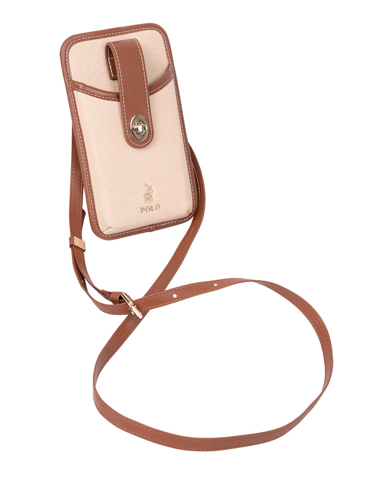 Sahara Phone Sling Bag - Tan