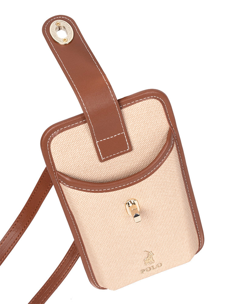 Sahara Phone Sling Bag - Tan