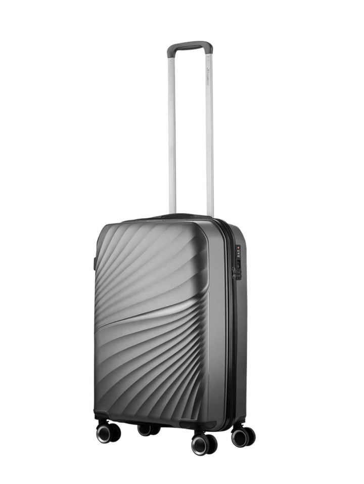 Quartz PP 4-Wheels Spinner Luggage - Silver