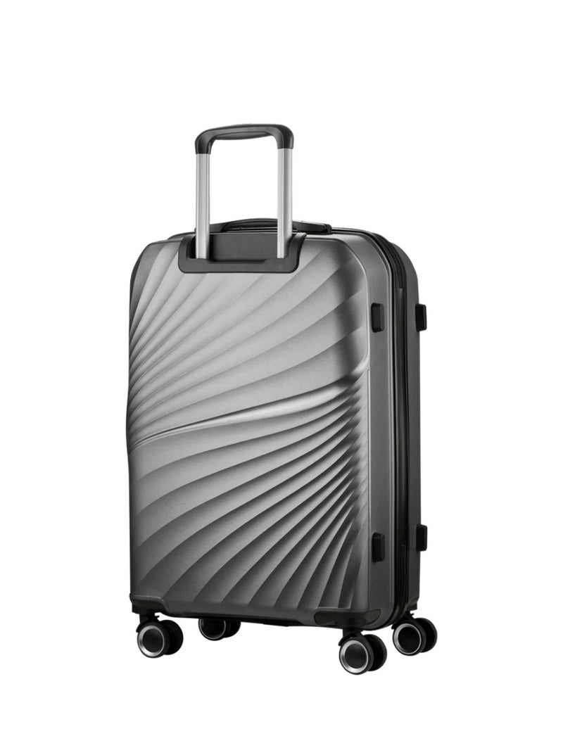 Quartz PP 4-Wheels Spinner Luggage - Silver