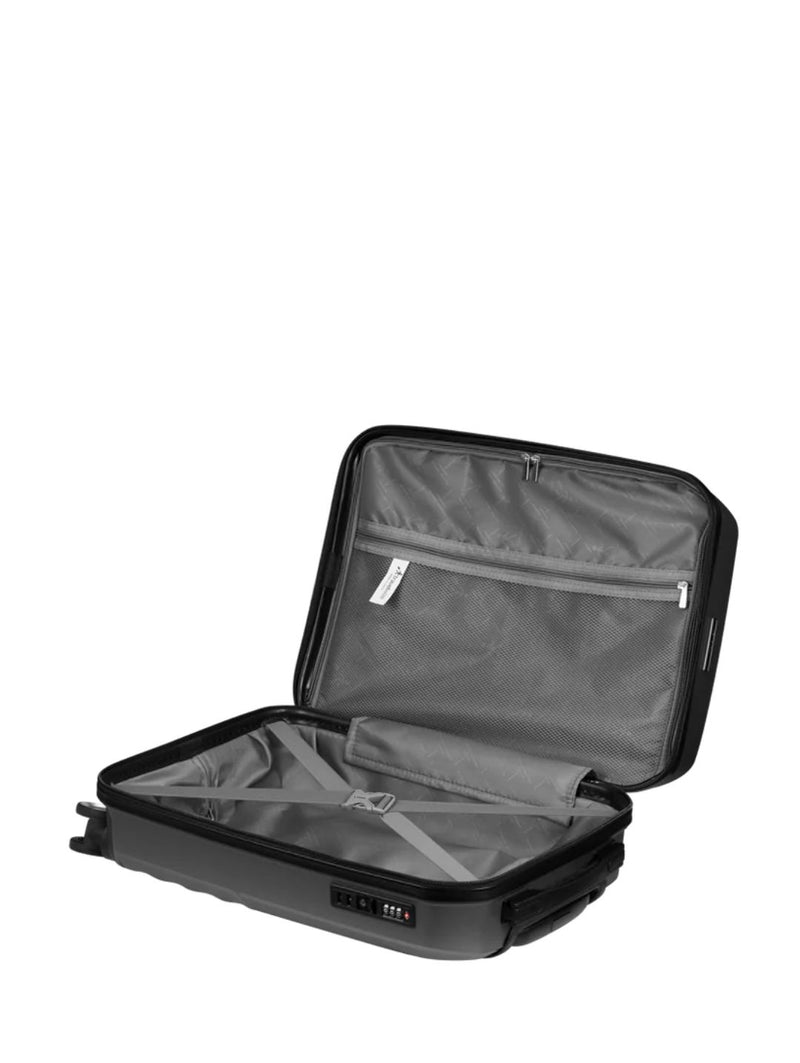 Quartz PP 4-Wheels Spinner Luggage - Silver