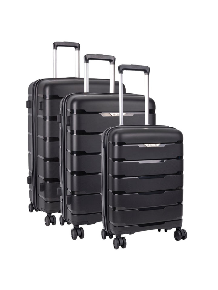 Rapido Trolley Case With TSA Lock - Black