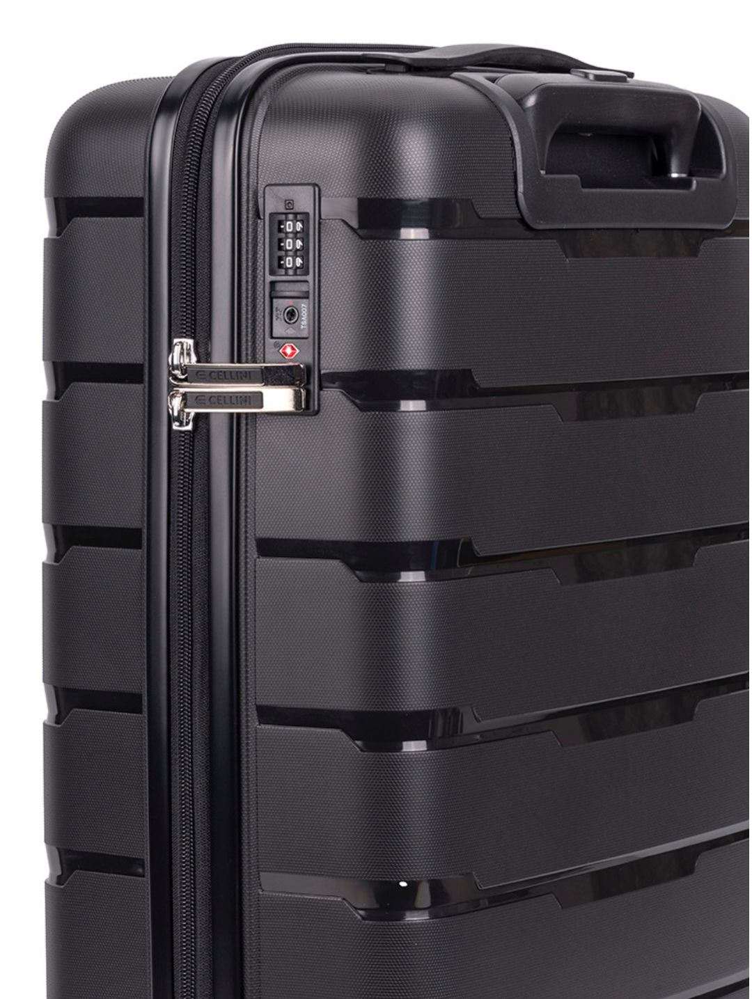 Rapido Trolley Case With TSA Lock - Black