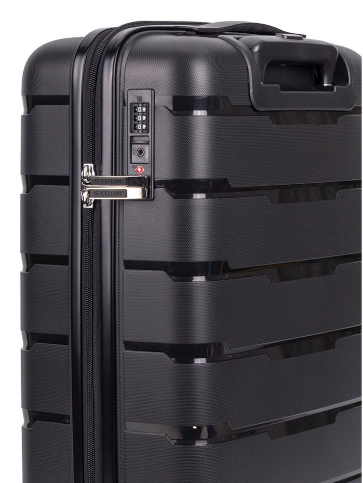 Rapido Trolley Case With TSA Lock - Black