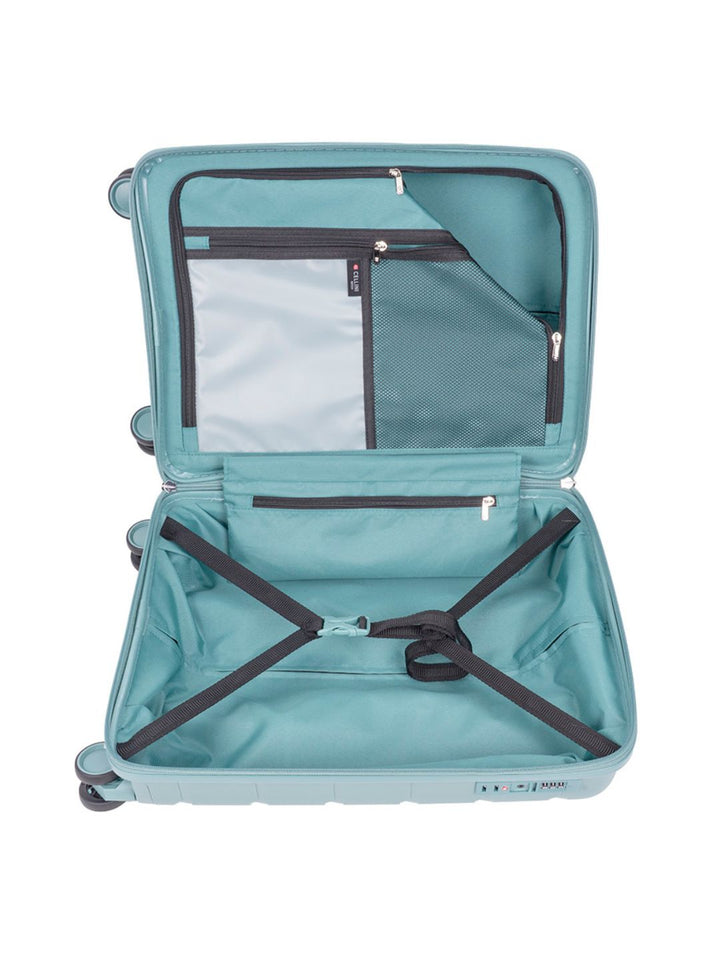 Rapido Trolley Case With TSA Lock - Teal Blue