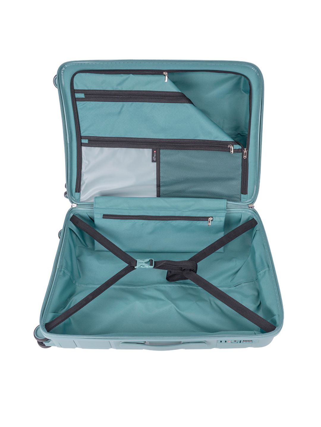 Rapido Trolley Case With TSA Lock - Teal Blue