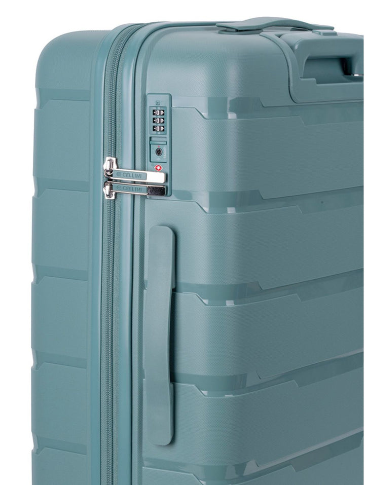 Rapido Trolley Case With TSA Lock - Teal Blue