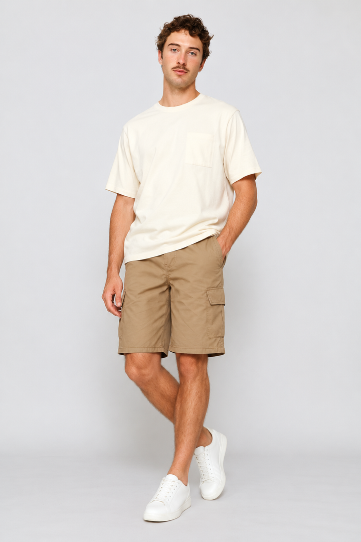 Heavy Weight Pocket Tee - Ecru
