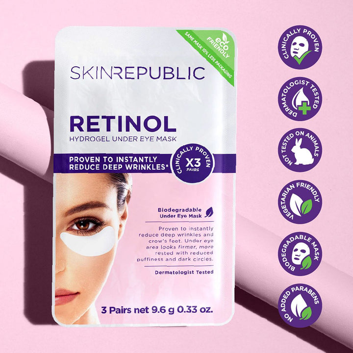 Skin Republic Retinol Hydrogel Under Eye Patches