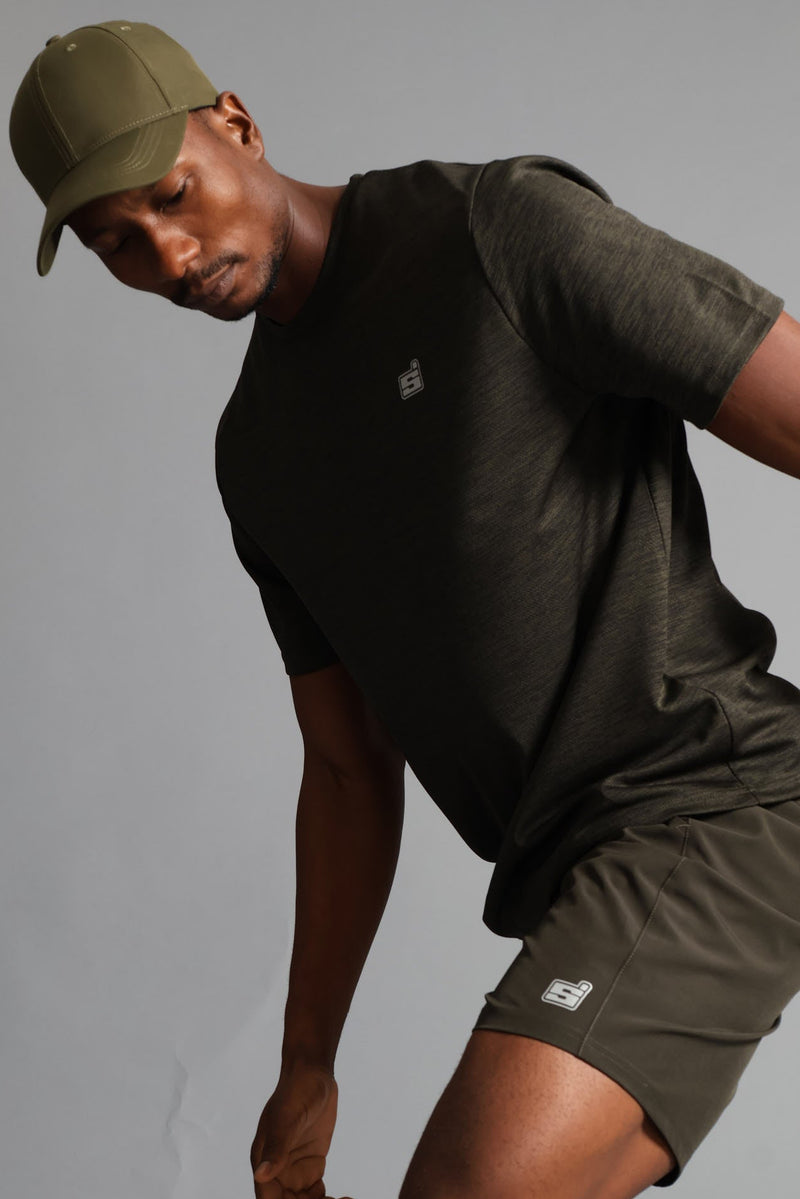 S ACTIVE Performance T-Shirt  - Fatigue