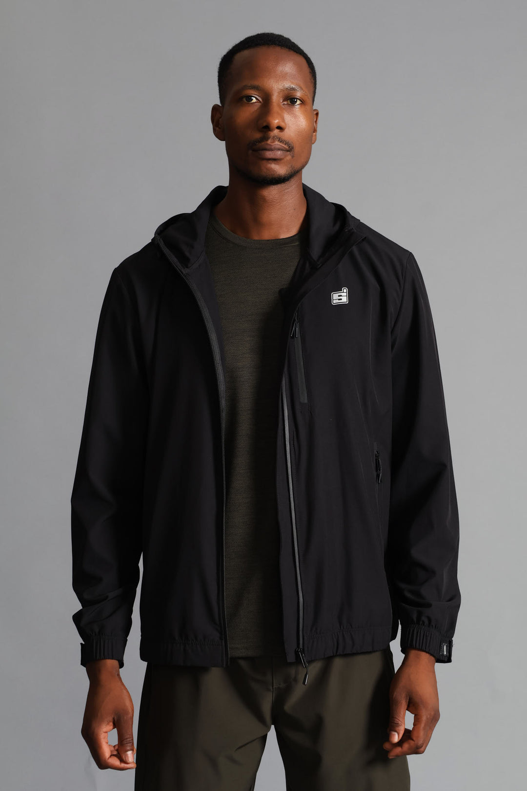 S ACTIVE Zip Through Jacket - Black