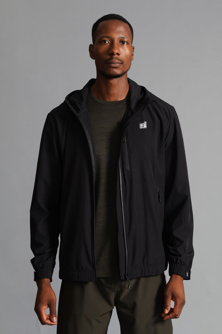 S ACTIVE Zip Through Jacket - Black