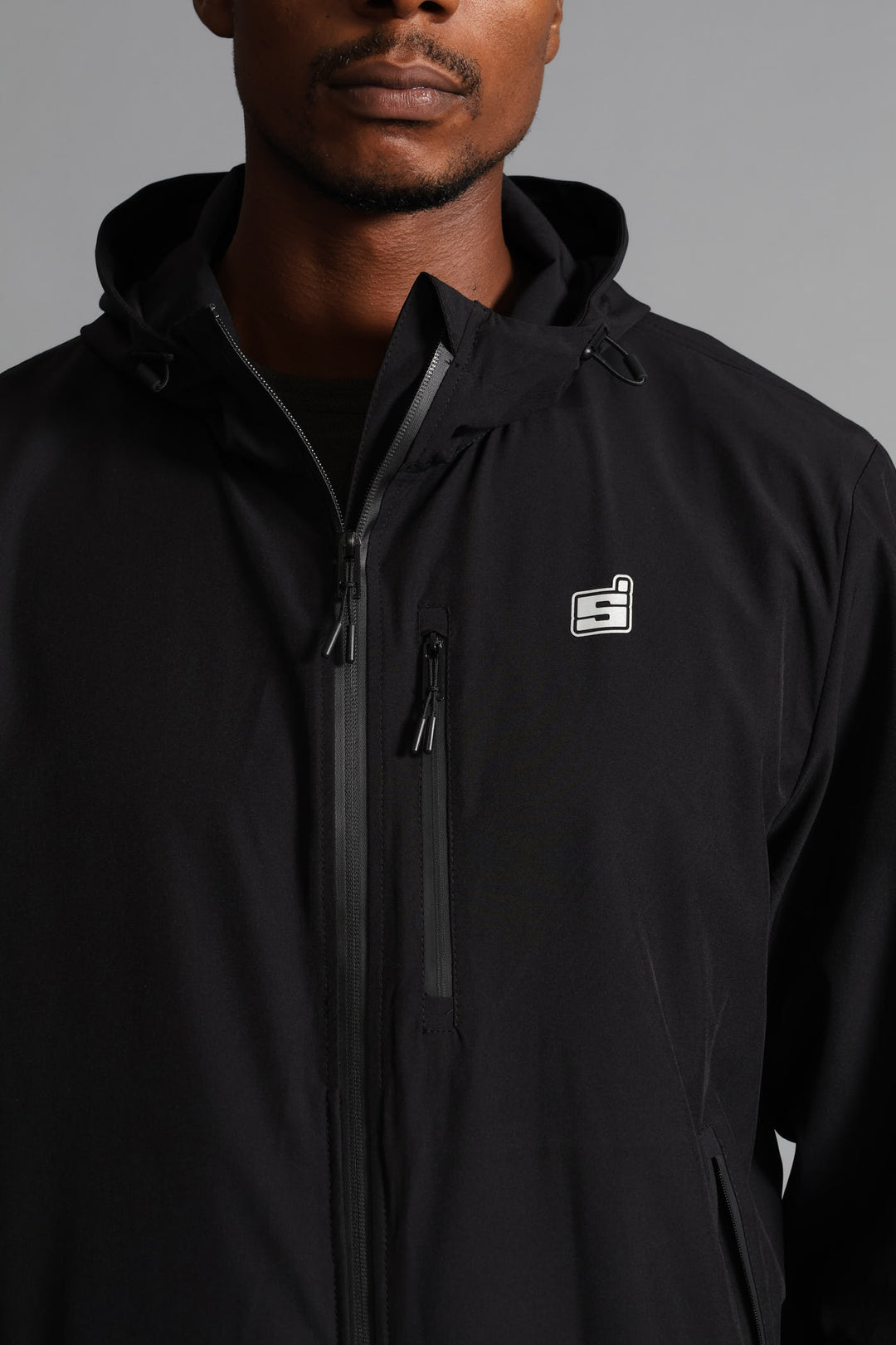 S ACTIVE Zip Through Jacket - Black