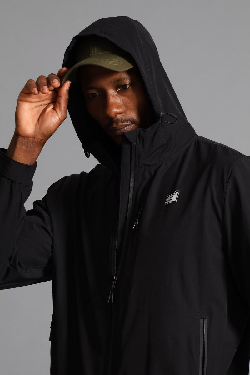 S ACTIVE Zip Through Jacket - Black
