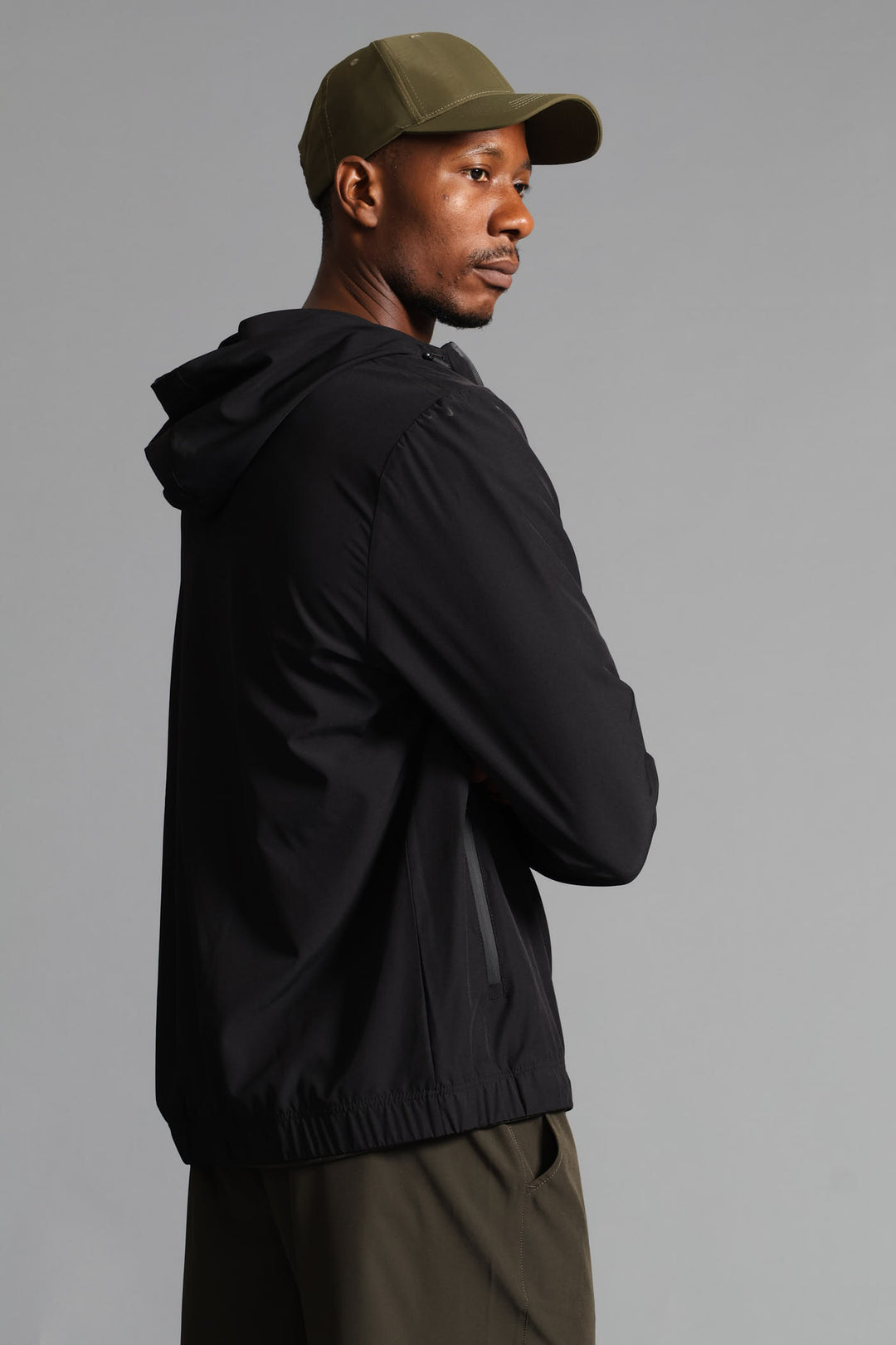 S ACTIVE Zip Through Jacket - Black