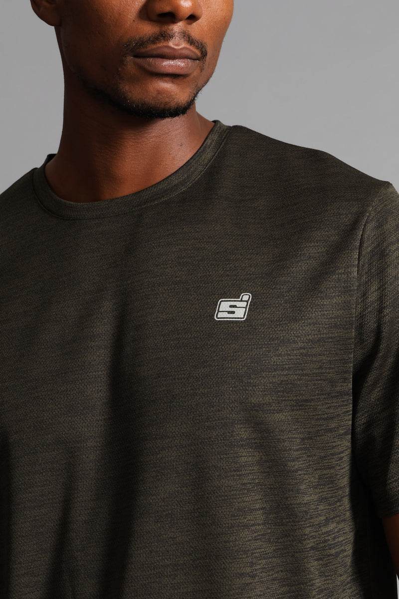 S ACTIVE Performance T-Shirt  - Fatigue