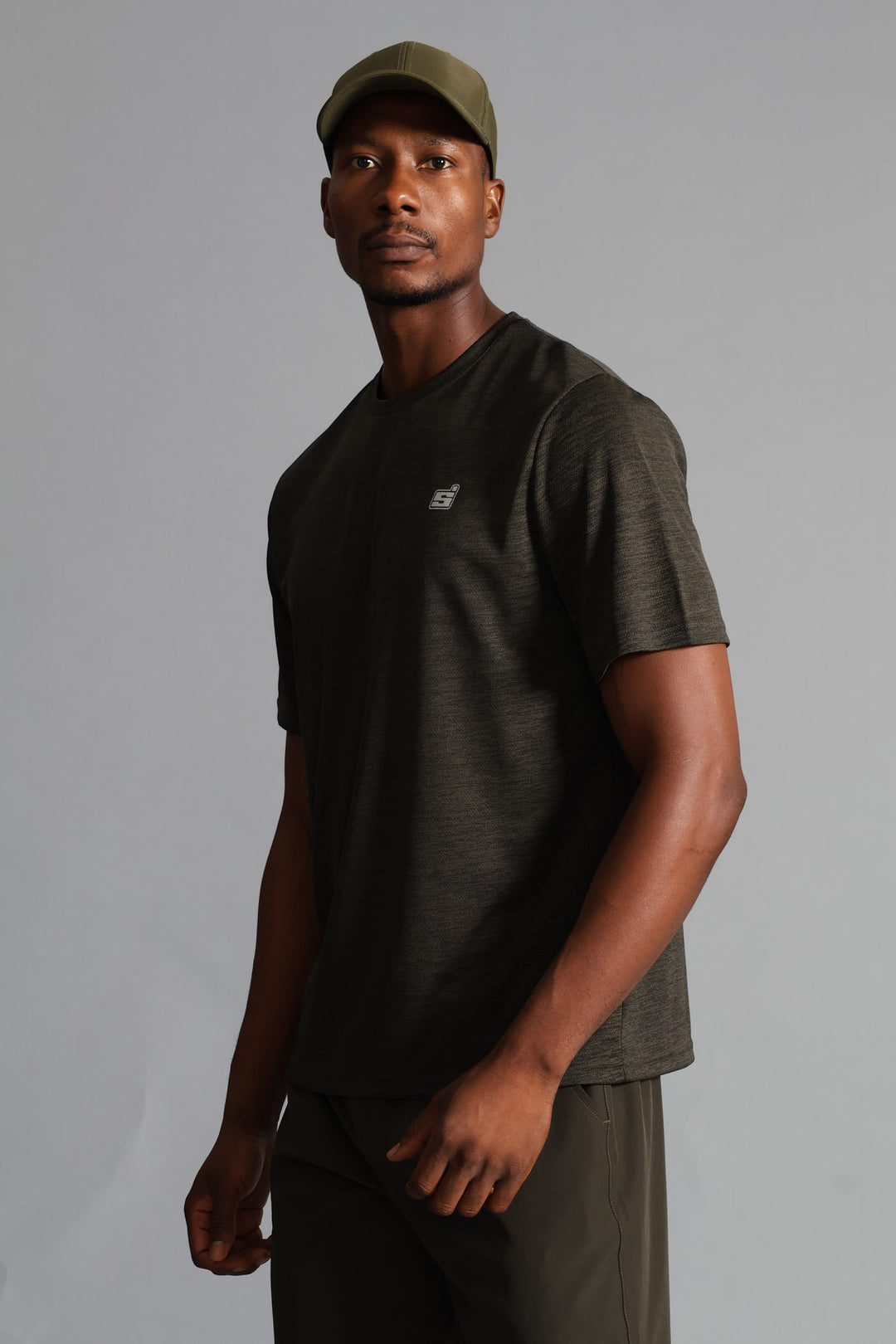 S ACTIVE Performance T-Shirt  - Fatigue