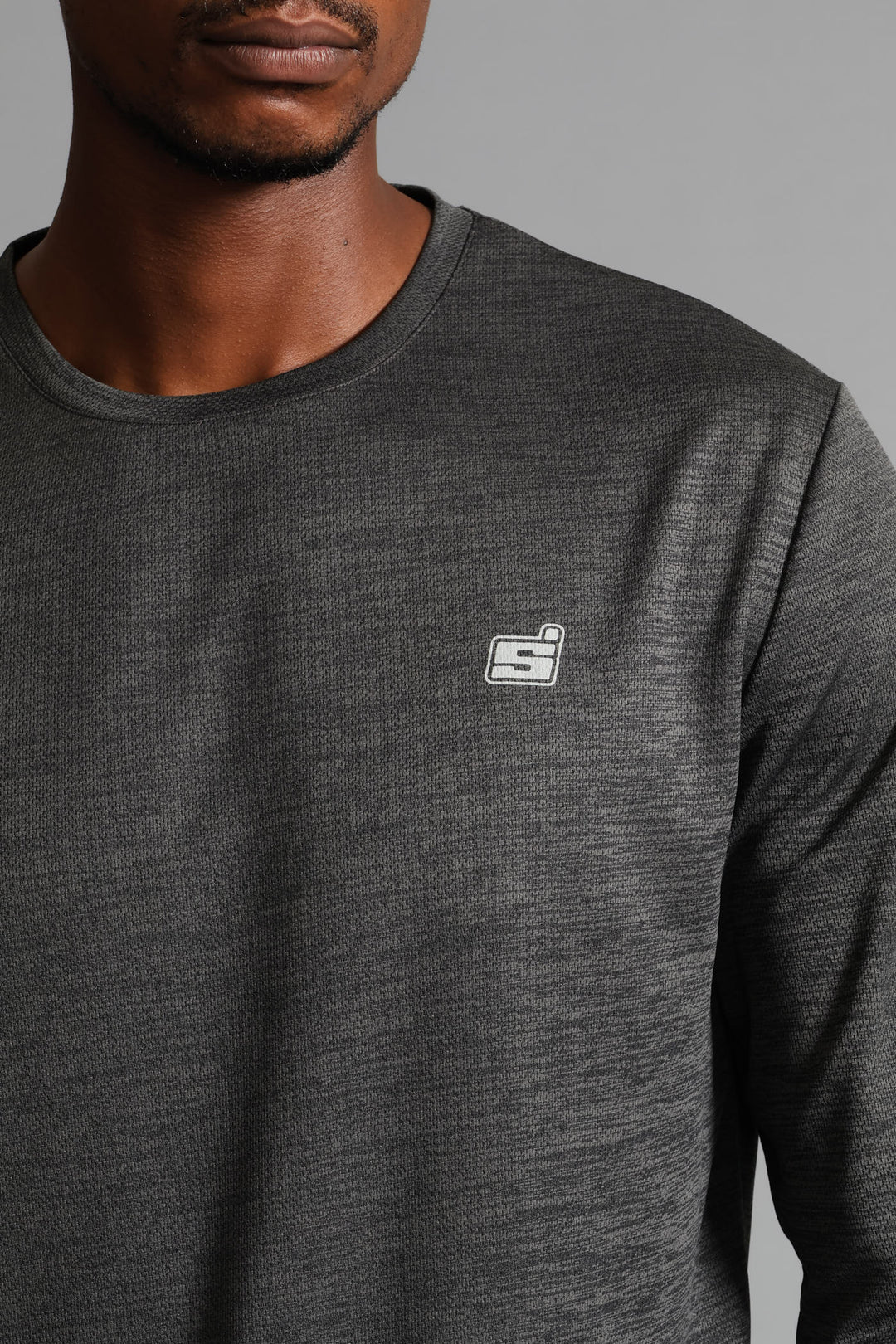 S ACTIVE Performance Long Sleeve T-Shirt - Charcoal