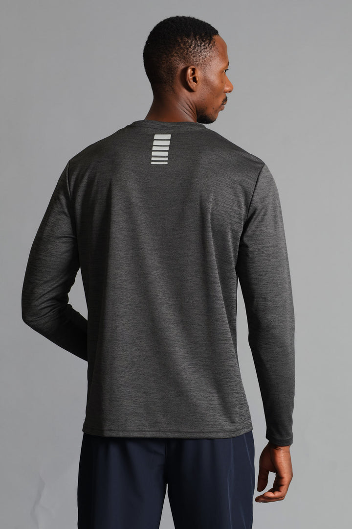 S ACTIVE Performance Long Sleeve T-Shirt - Charcoal
