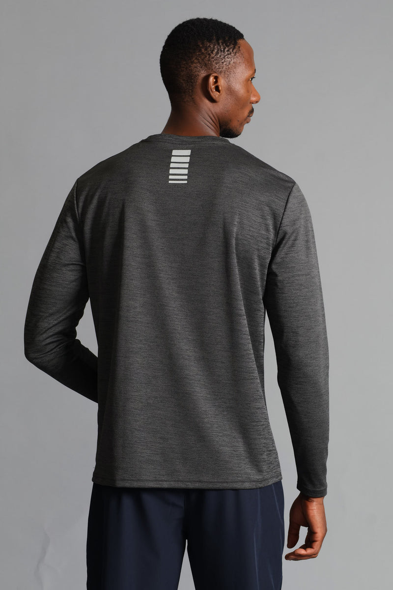 S ACTIVE Performance Long Sleeve T-Shirt - Charcoal