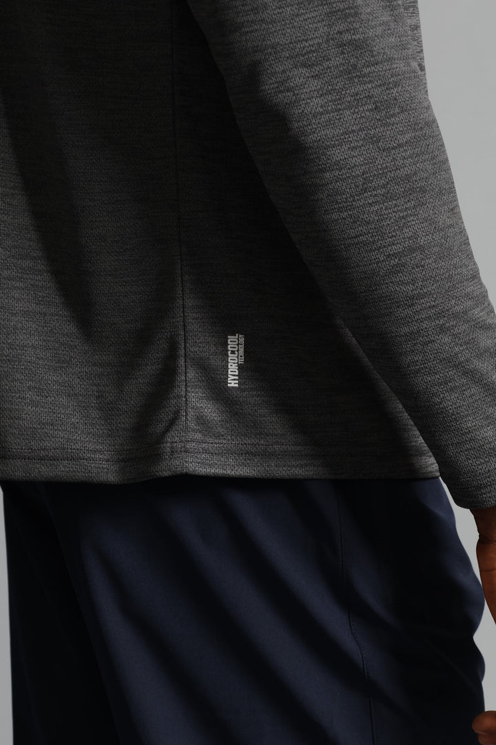 S ACTIVE Performance Long Sleeve T-Shirt - Charcoal