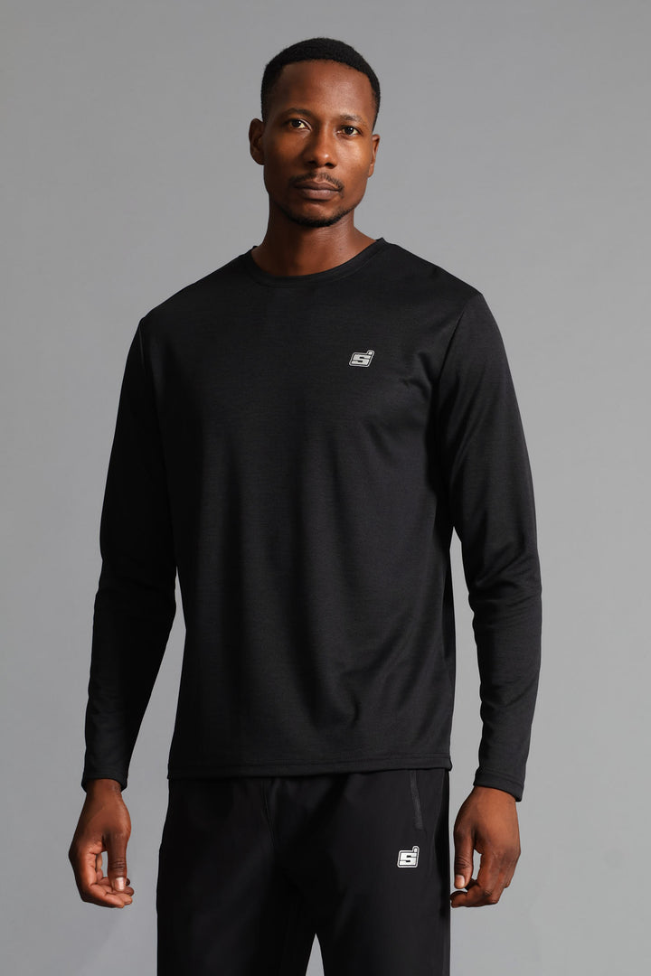 S ACTIVE Performance Long Sleeve T-Shirt - Black