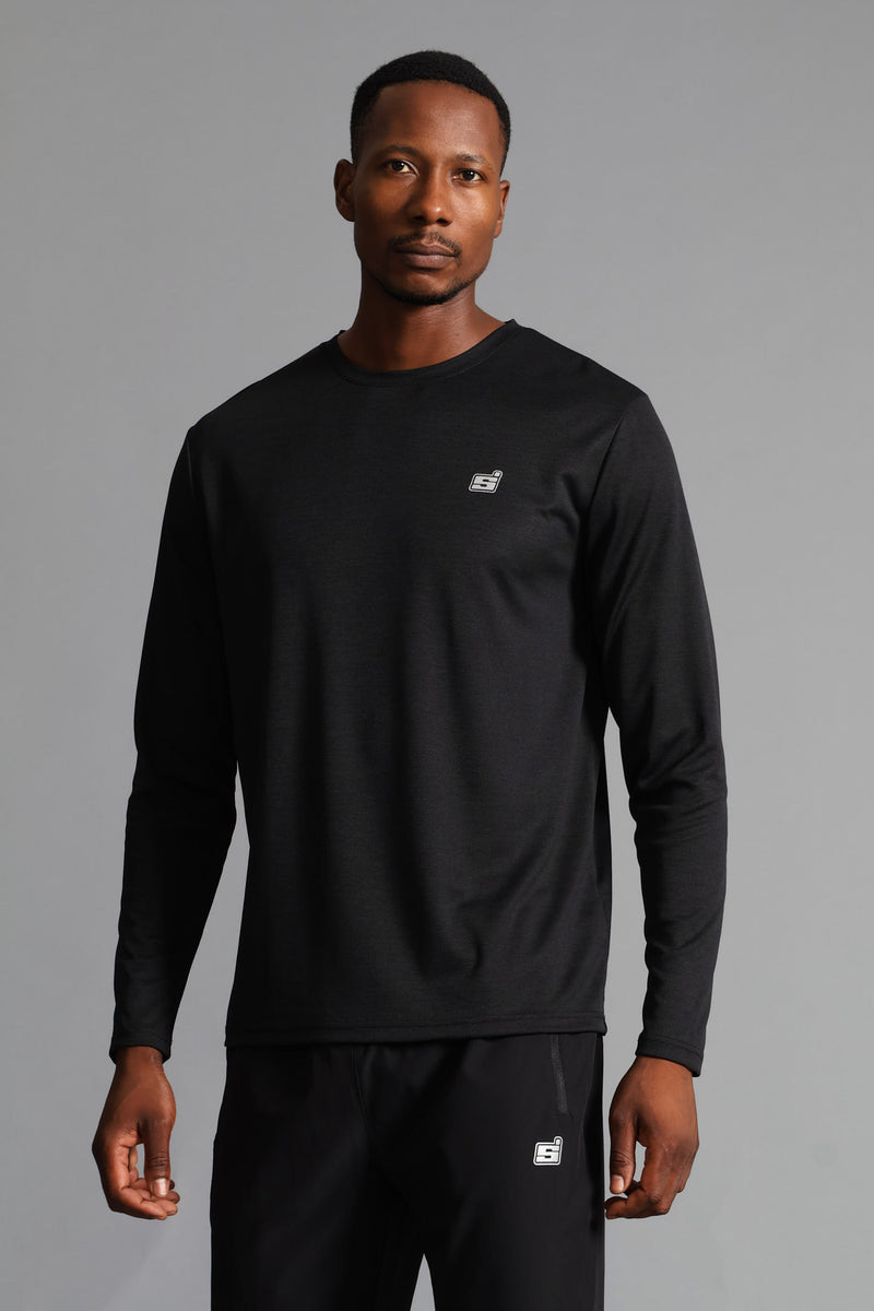 S ACTIVE Performance Long Sleeve T-Shirt - Black