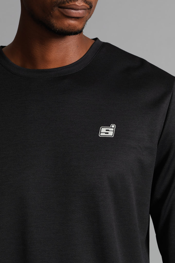 S ACTIVE Performance Long Sleeve T-Shirt - Black