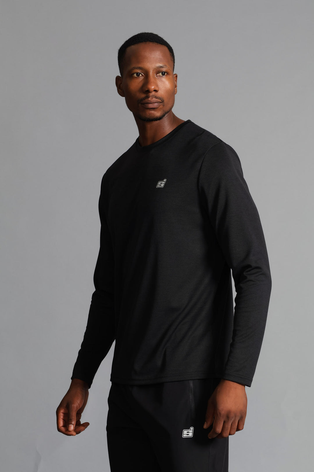 S ACTIVE Performance Long Sleeve T-Shirt - Black