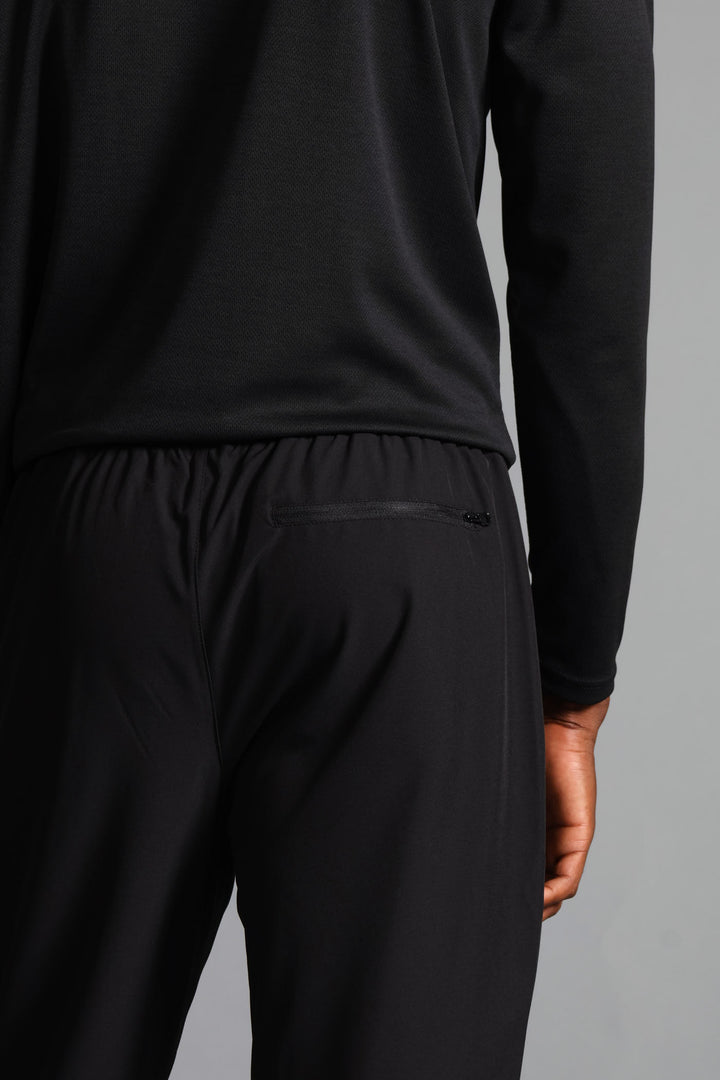 S ACTIVE Woven Trackpant - Black