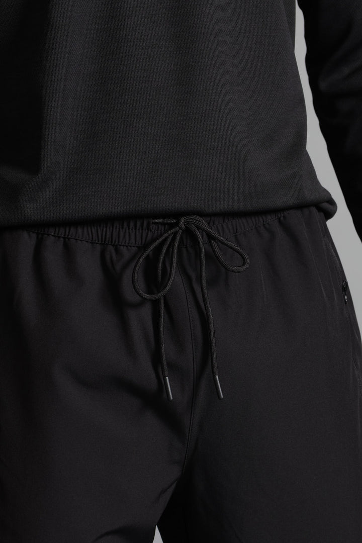 S ACTIVE Woven Trackpant - Black
