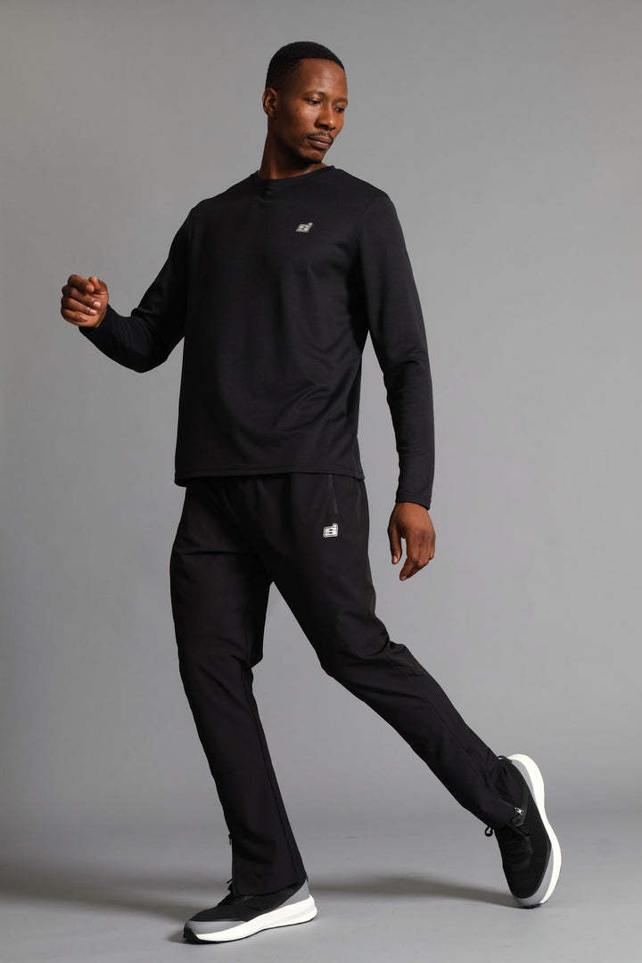 S ACTIVE Woven Trackpant - Black