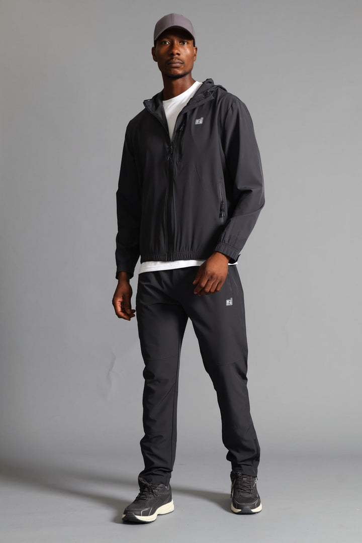 S ACTIVE Woven Trackpant  - Charcoal