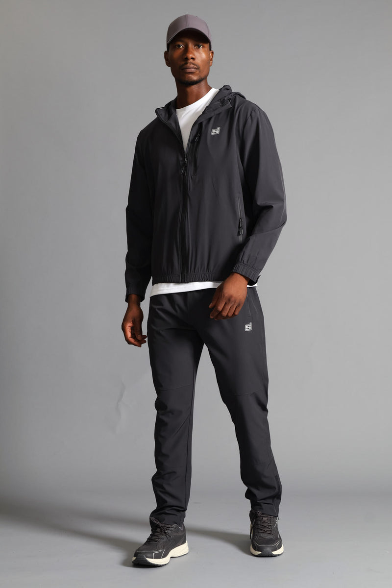S ACTIVE Woven Trackpant  - Charcoal